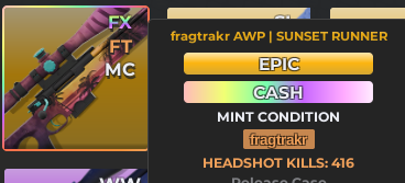 Sunset runner ft fx cash